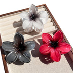 Hawaiian Gradient Flower Hair Claw Clip