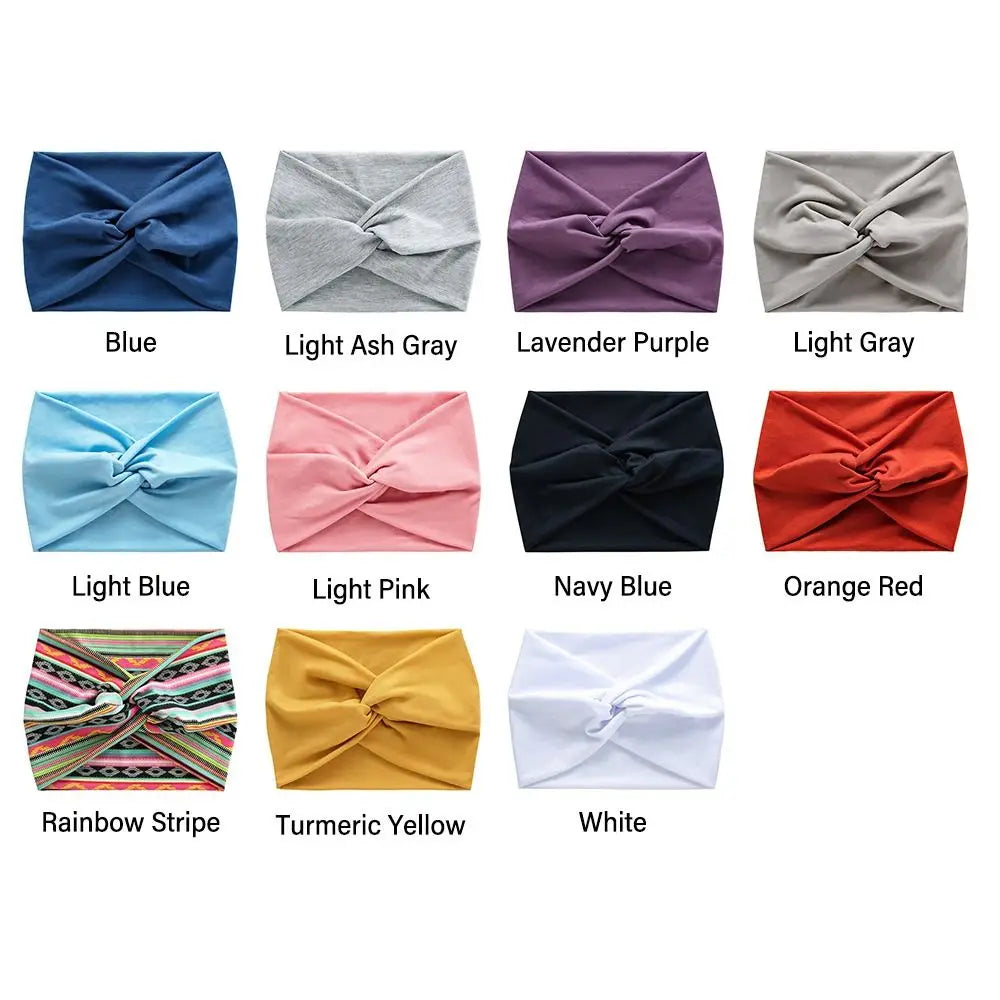 Twisted Extra Large Thick Wide Turban Headband