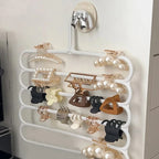 5 Layers Hair Claw Storage Rack Organizer