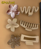 Egg Flower Hair Clips Gradient Candy Colors