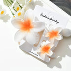 Egg Flower Hair Clips Gradient Candy Colors
