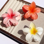 Hawaiian Gradient Flower Hair Claw Clip