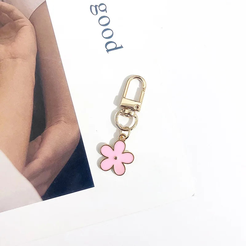 Lovely Sakura Flower Keychain Charm Accessories
