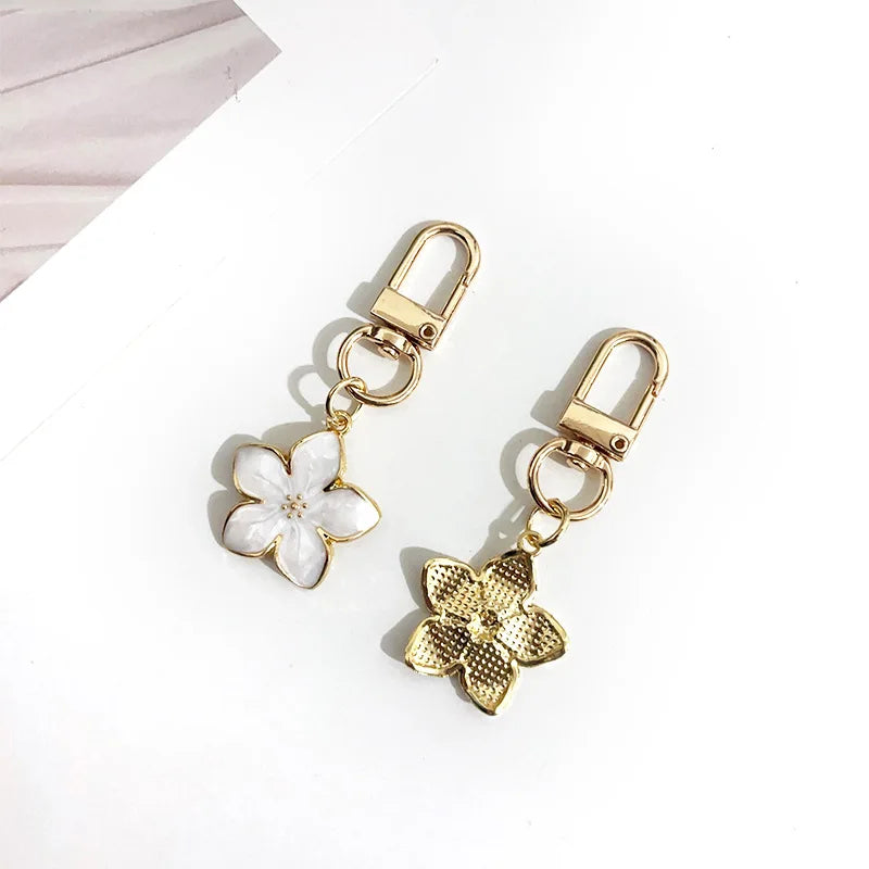 Lovely Sakura Flower Keychain Charm Accessories