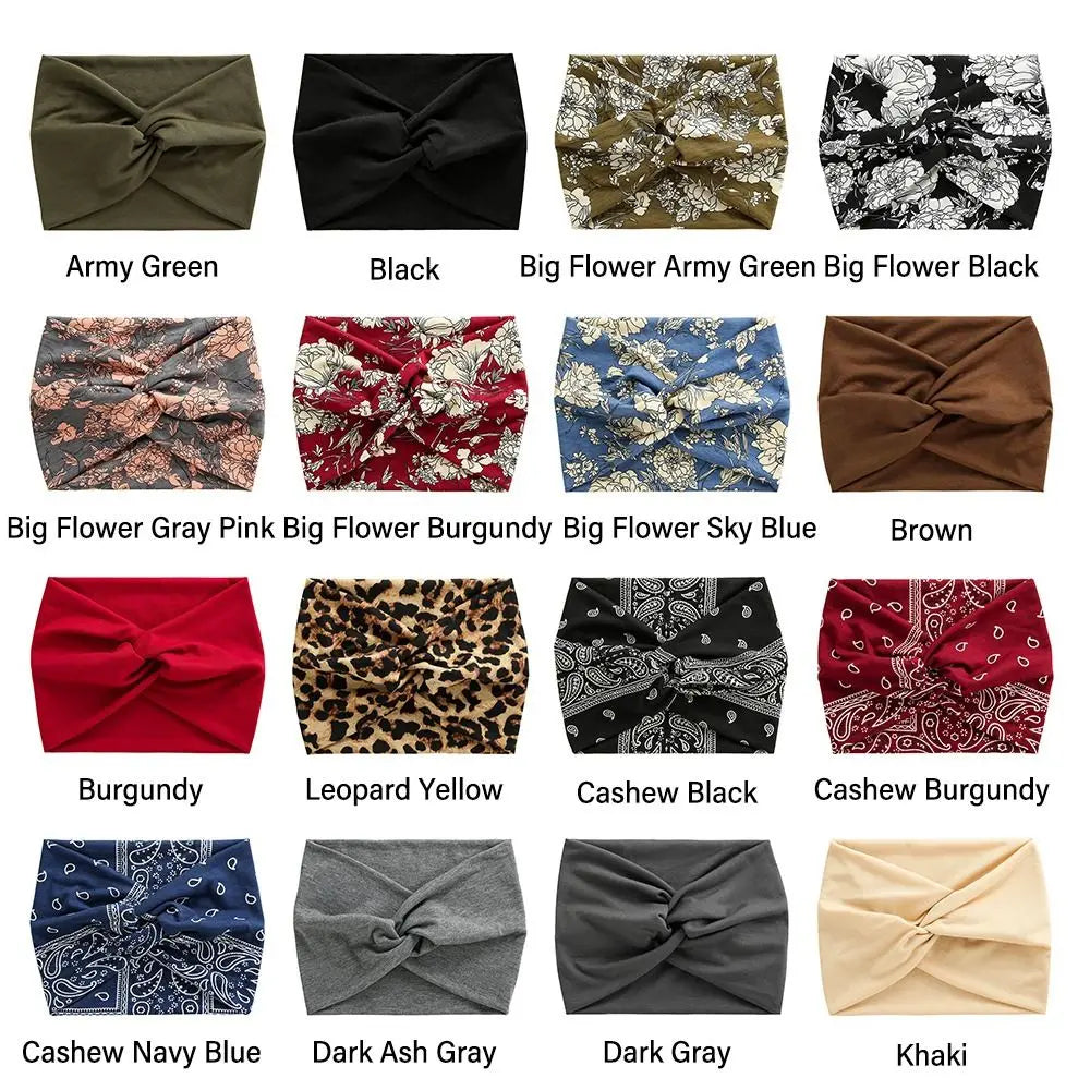 Twisted Extra Large Thick Wide Turban Headband