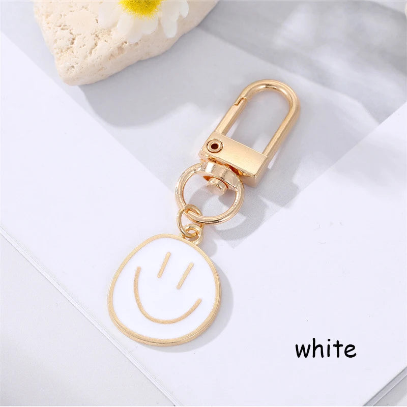 Lovely Smile Face Keychain Cute Bag Accessories.