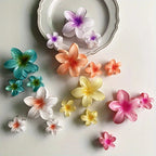 Egg Flower Hair Clips Gradient Candy Colors