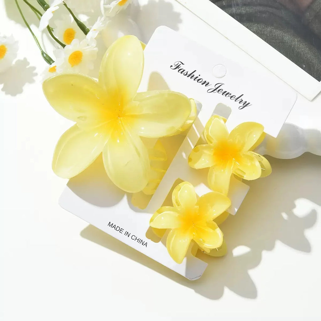 Egg Flower Hair Clips Gradient Candy Colors