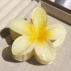Hawaiian Gradient Flower Hair Claw Clip