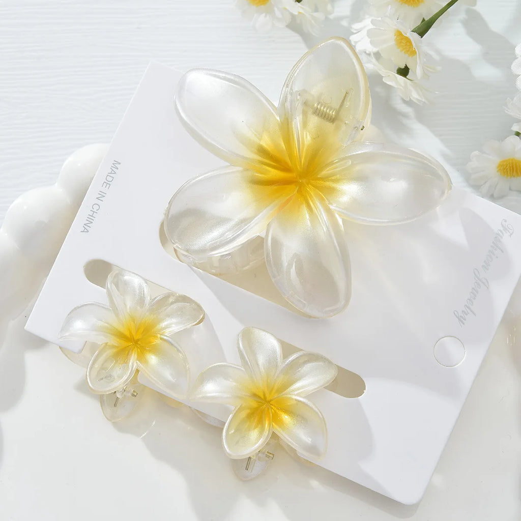 Egg Flower Hair Clips Gradient Candy Colors