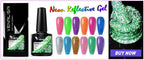 VENALISA Nail Glitter Gel Polish Semi Permanent Gellack.