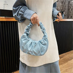 Cloud Ruched Hobo handbag