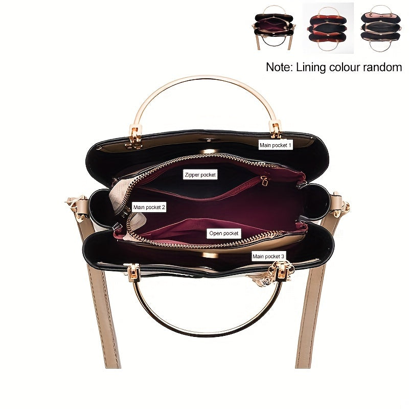 New Fashion look Color Block Small Shoulder Bag