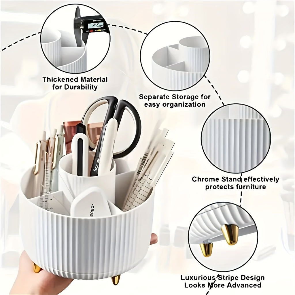 360° Rotating Makeup Organizer Cosmetic Storage.