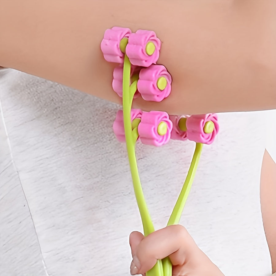 Face Massager, Flower Type Massage Roller