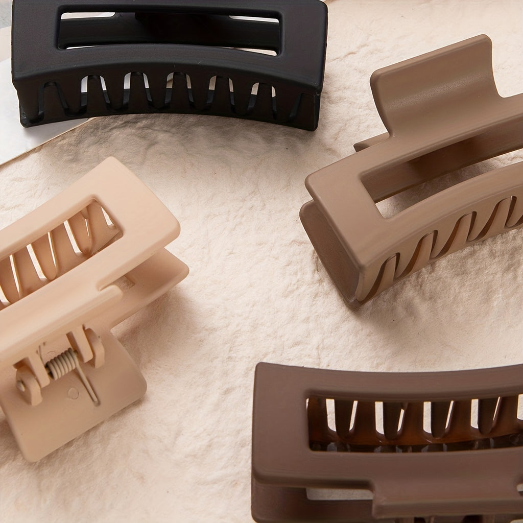4 Pack Elegant Matte Vintage Hollow Design Clips