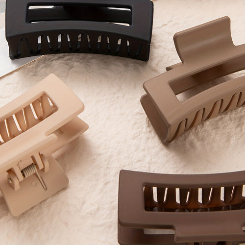 4 Pack Elegant Matte Vintage Hollow Design Clips