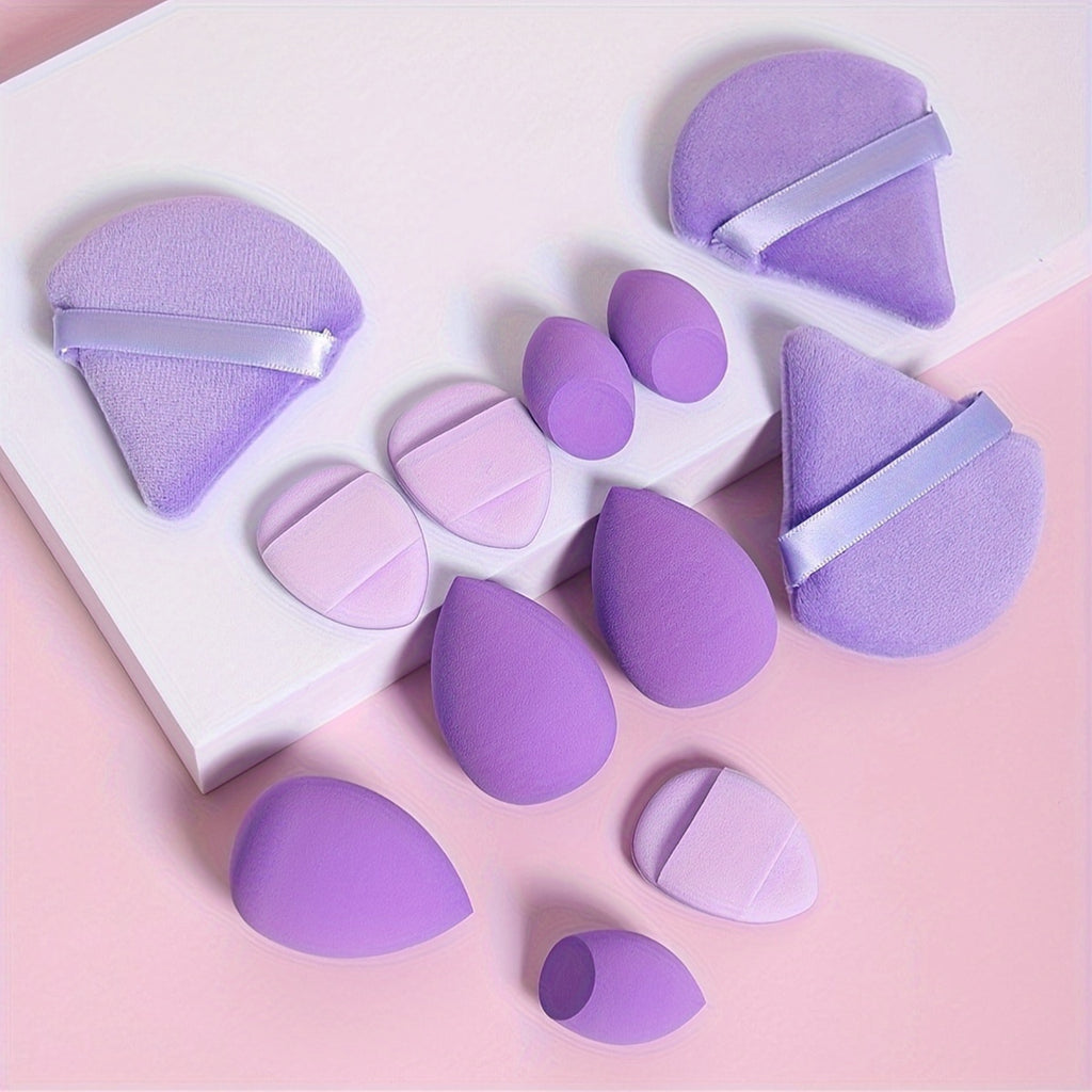 12pcs All-Purpose Makeup Sponge Set