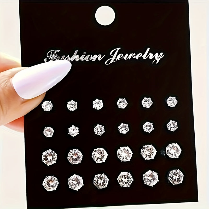 Elegant Stud Earrings Set for Women