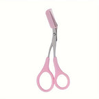 Eyebrow Trimmer Scissor With Comb & Facial Hair Removal