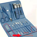 16pcs Premium Stainless Steel Manicure And Pedicure Set