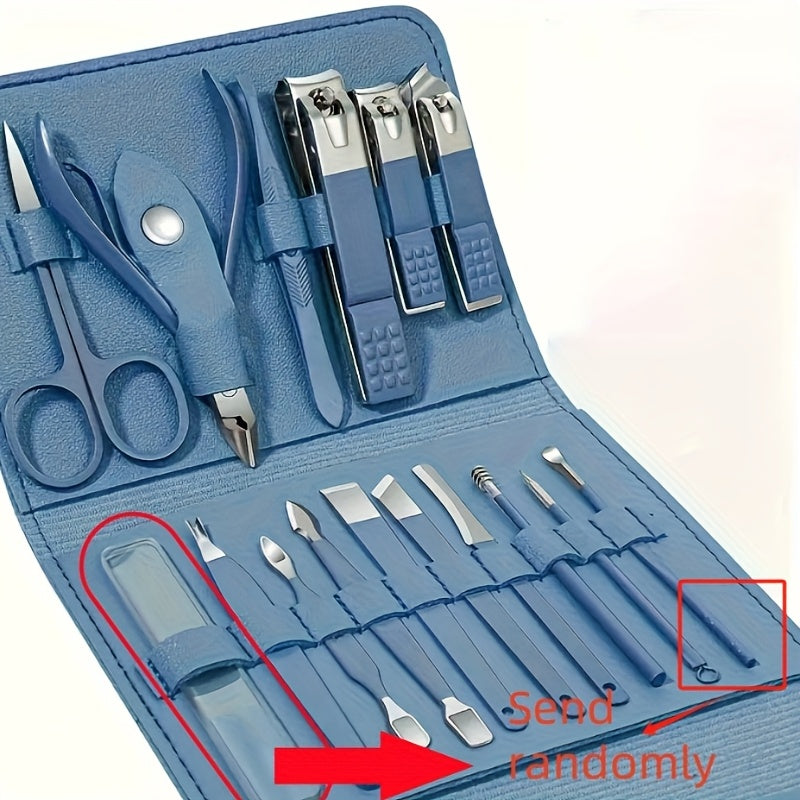 16pcs Premium Stainless Steel Manicure And Pedicure Set