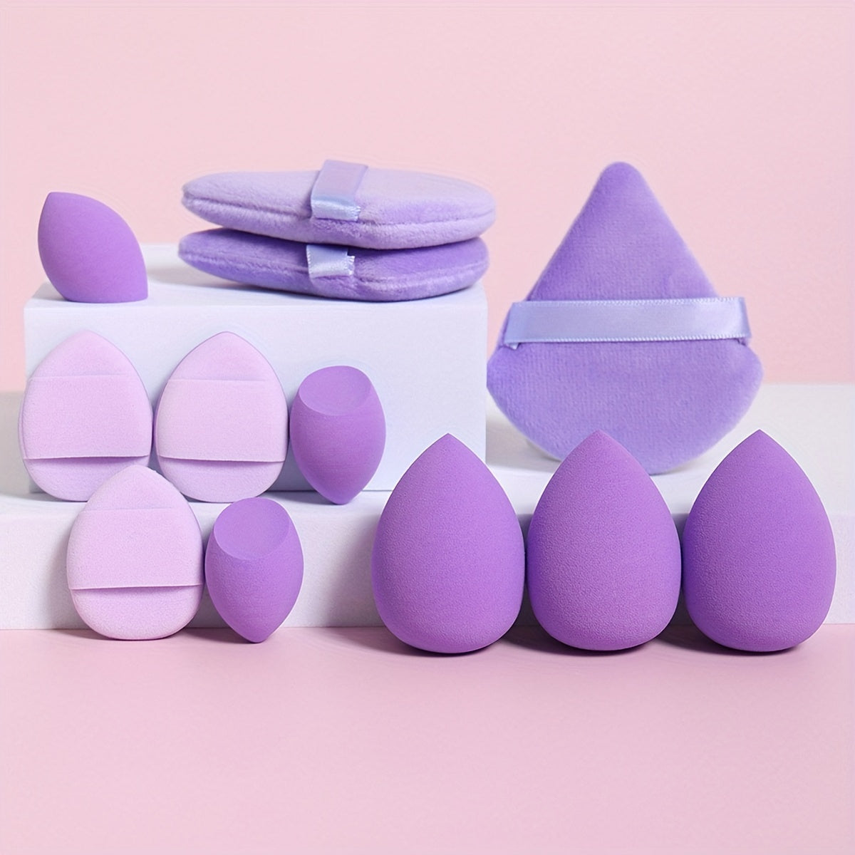 12pcs All-Purpose Makeup Sponge Set