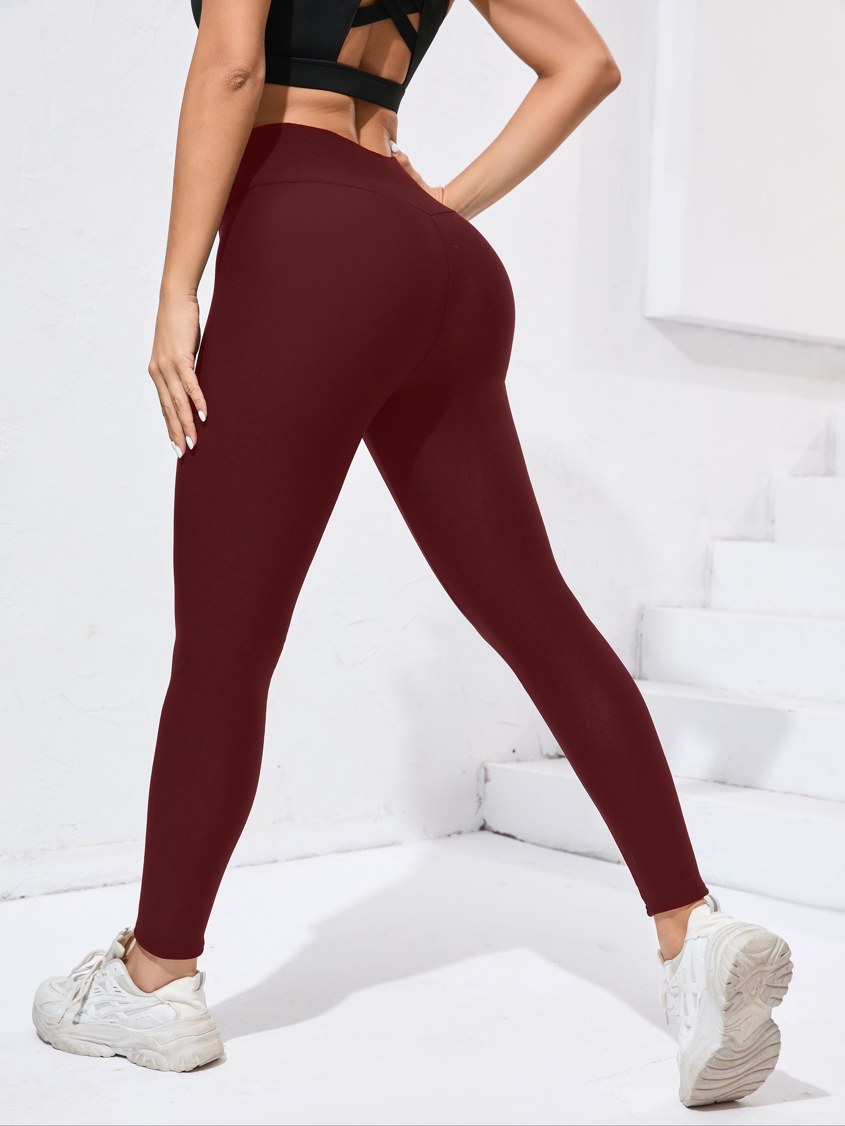Women's High-Elasticity Warm Yoga Leggings.