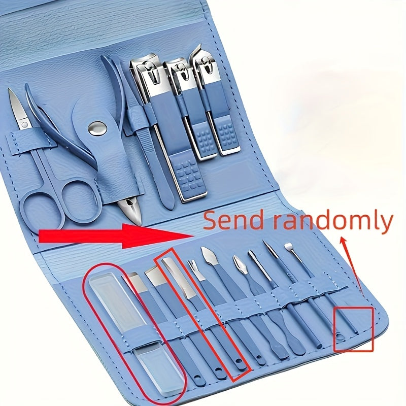 16pcs Premium Stainless Steel Manicure And Pedicure Set
