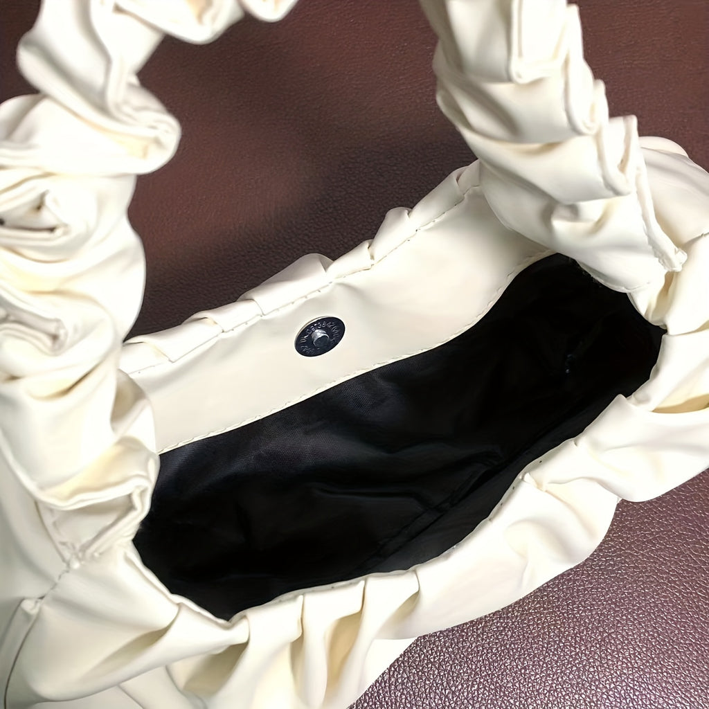 Cloud Ruched Hobo handbag