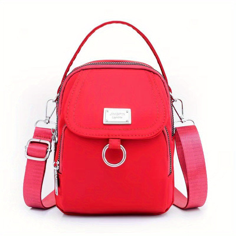 OGEHUAFEE Womens Mini Light Blue Nylon Shoulder Bag