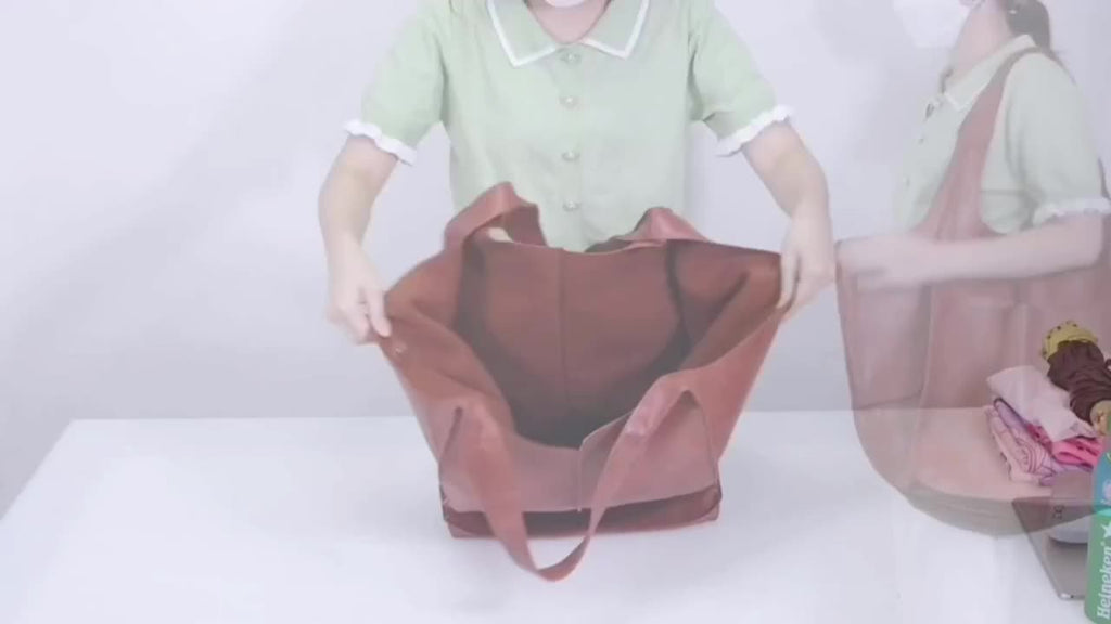 Large Capacity Retro PU Tote Bag For Women