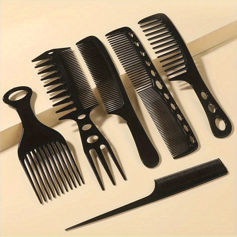 6pcs Professional Barber Hairdressing Comb.