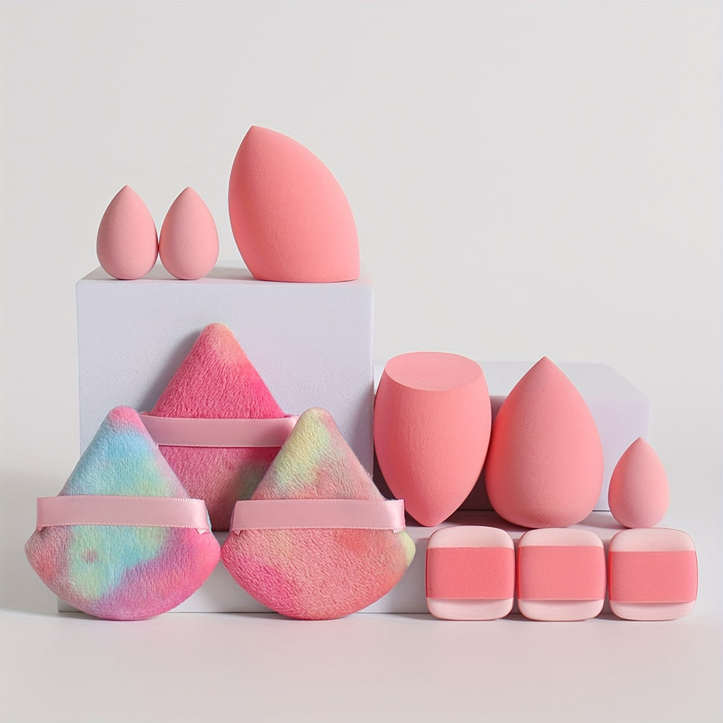 12pcs All-Purpose Makeup Sponge Set