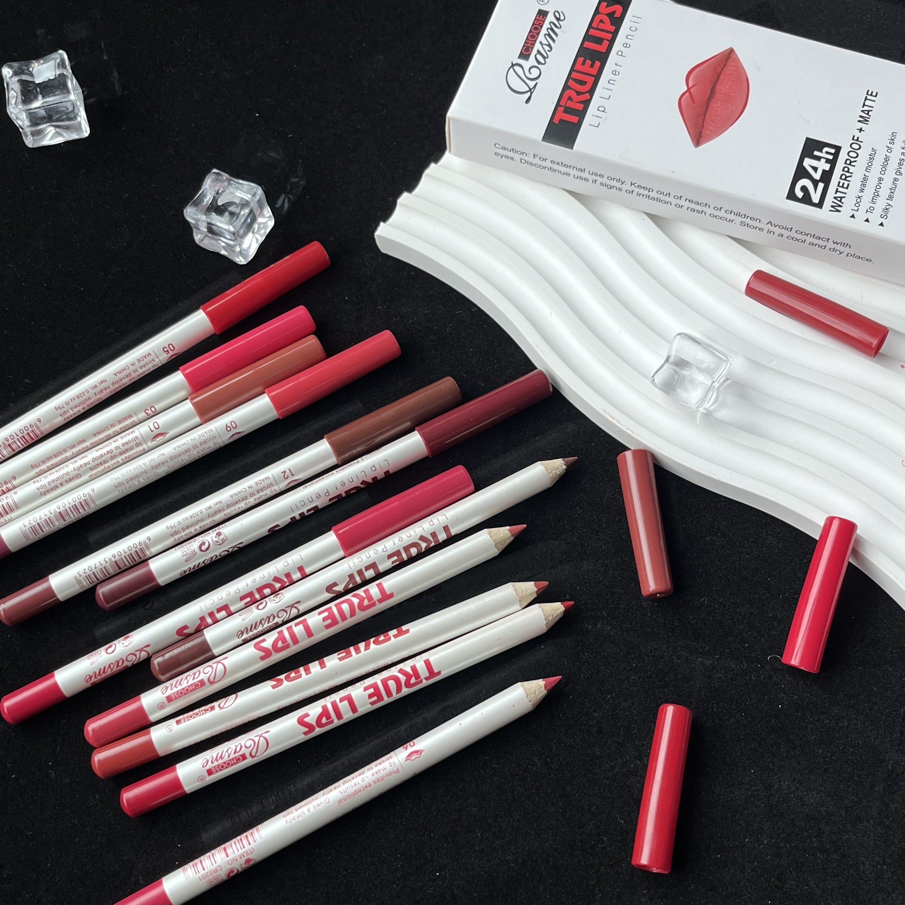 Matte Lip Liner & Lipstick Pencil Set