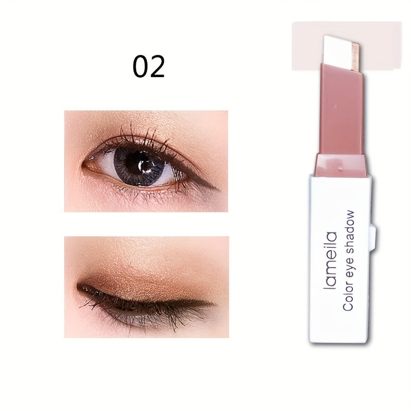 Lazy Eyeshadow Two Tone Gradient Glitter