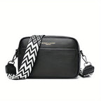 Elegant Genuine Leather Square Crossbody Bag for Women
