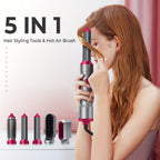 5 In 1 Hot Air Brush, Detachable Hair Styling Tool Kit