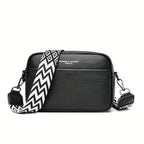 Elegant Genuine Leather Square Crossbody Bag for Women