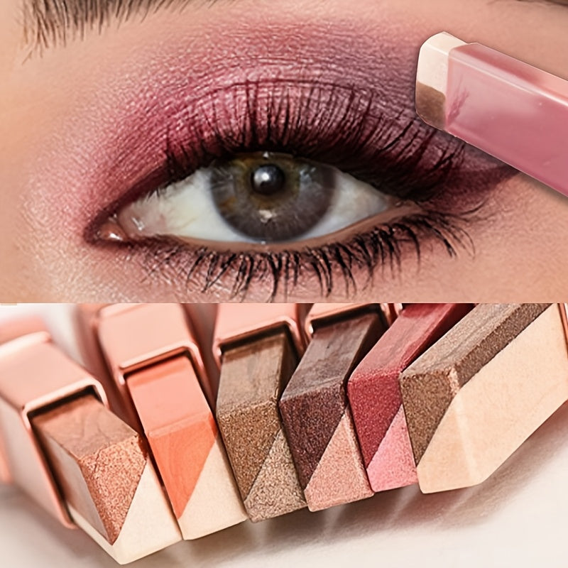 Lazy Eyeshadow Two Tone Gradient Glitter