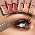 Lazy Eyeshadow Two Tone Gradient Glitter