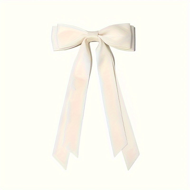 2pcs Women's Ballet-Style Double-Layer Tassel Hair Clips