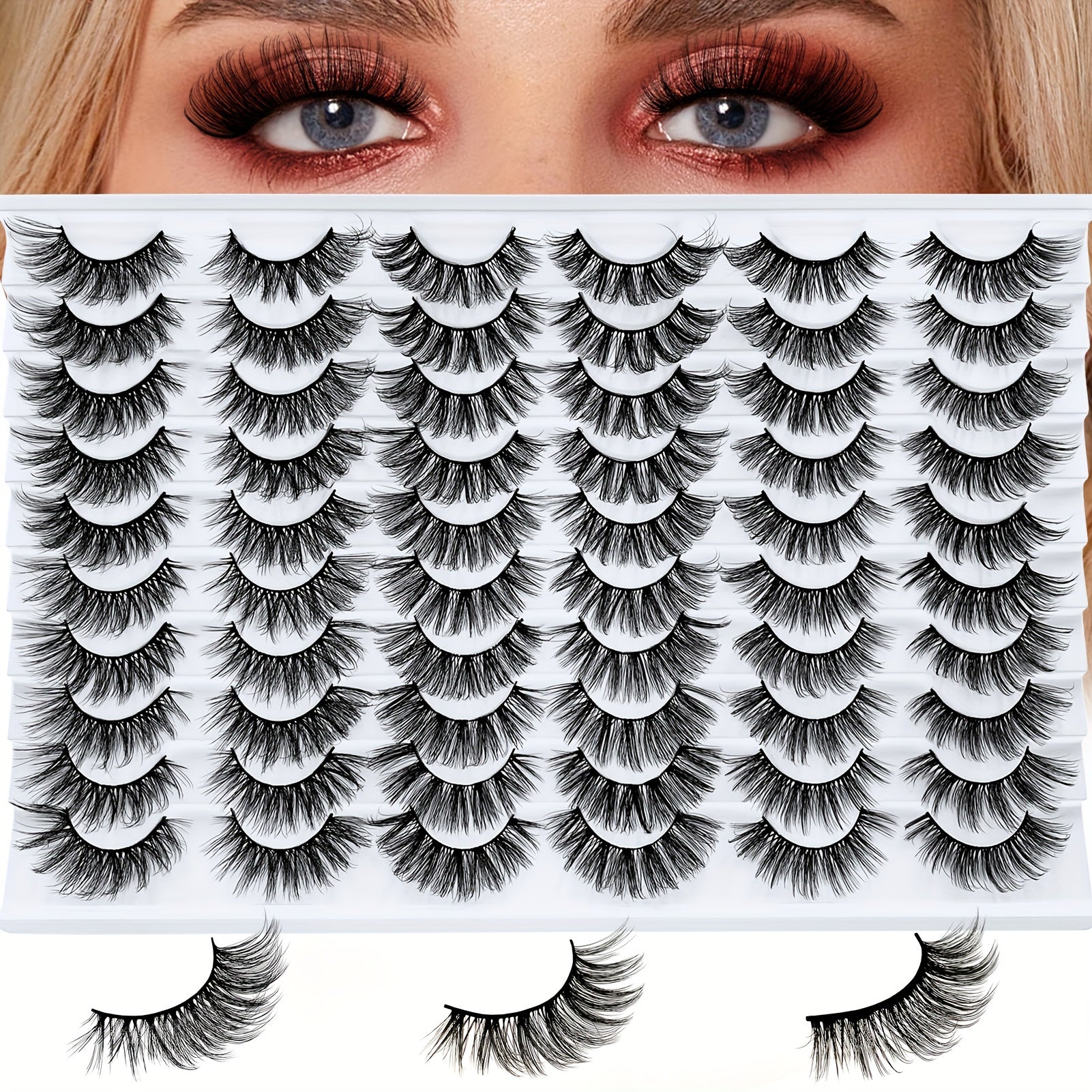 Black False Eyelashes Mix 3 Styles