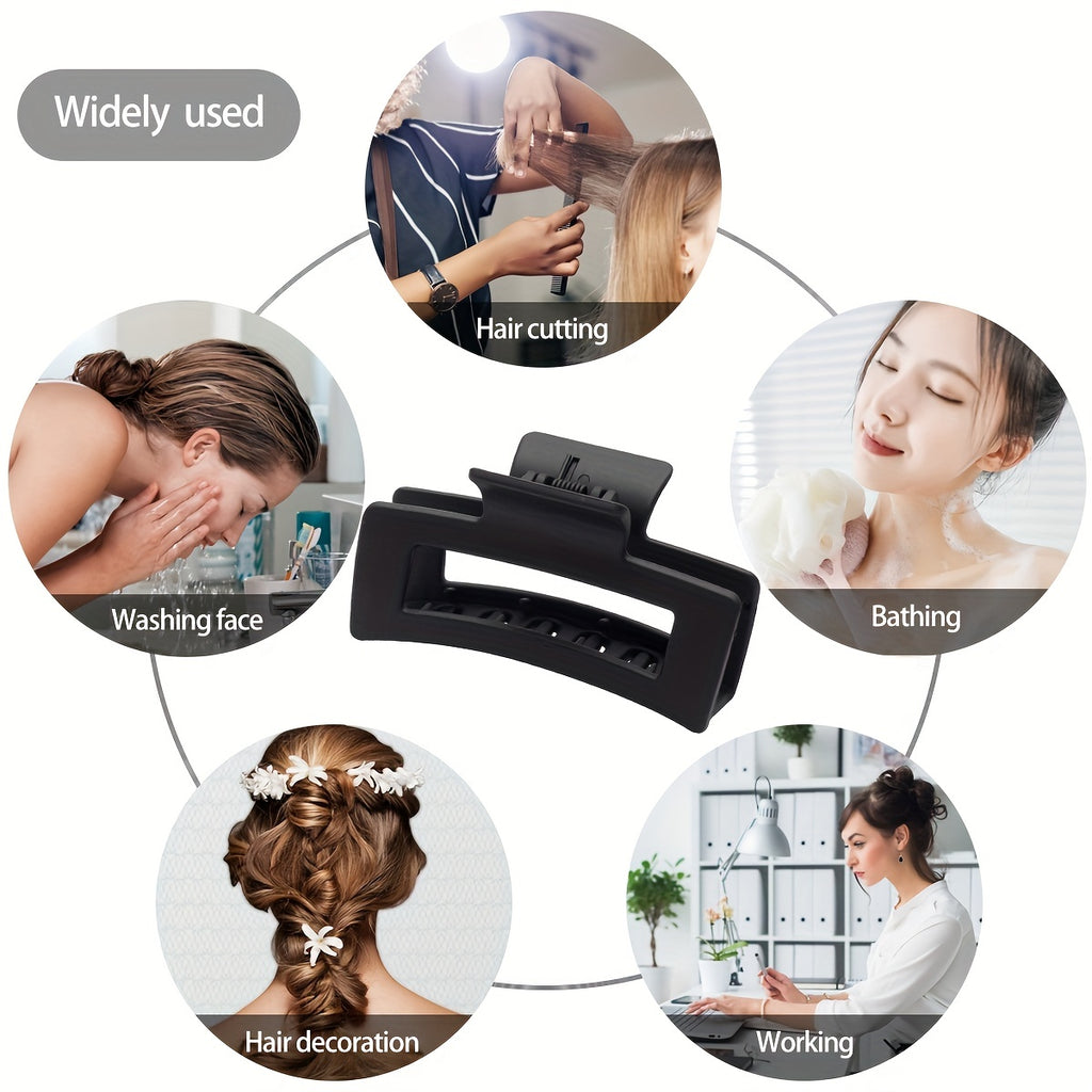 4 Pack Elegant Matte Vintage Hollow Design Clips