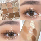 9-color Eyeshadow Palette Pearly Glitter Makeup