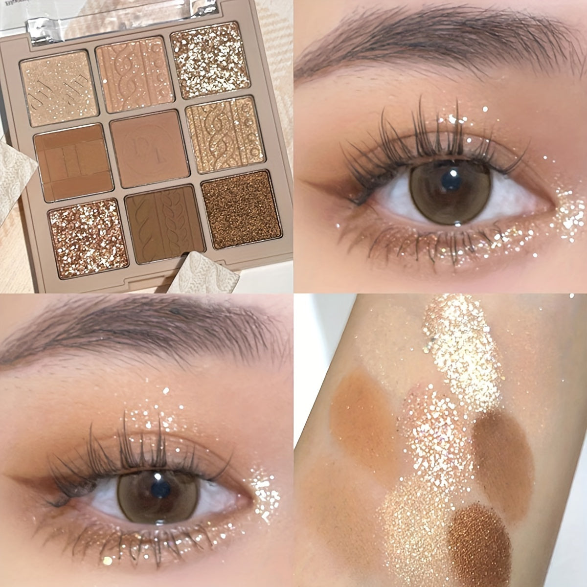 9-color Eyeshadow Palette Pearly Glitter Makeup