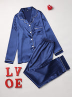 Cozy Solid Pyjama Set Women's Sleepwear