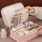 Large Capacity Detachable Makeup Bag with Brush Holder