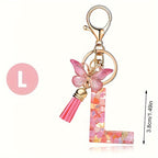 Alphabet Initial Letter Keychain Cute Backpack Charm