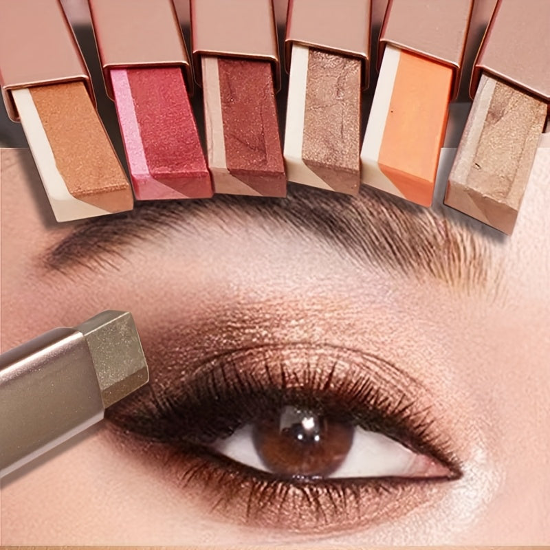 Lazy Eyeshadow Two Tone Gradient Glitter